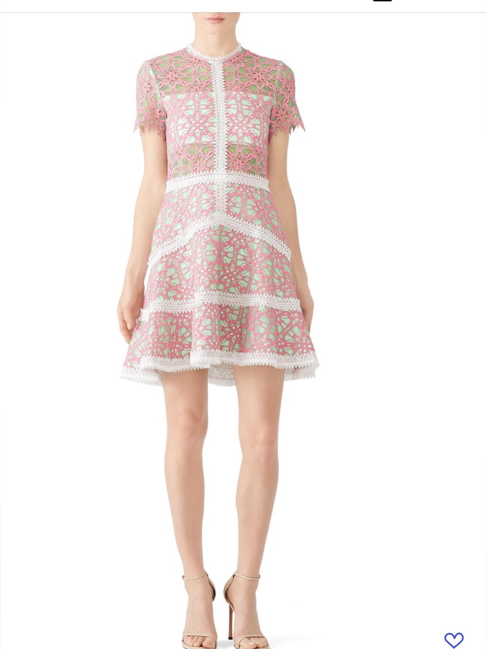 Alexis Pink Rustikan Dress Sz XS